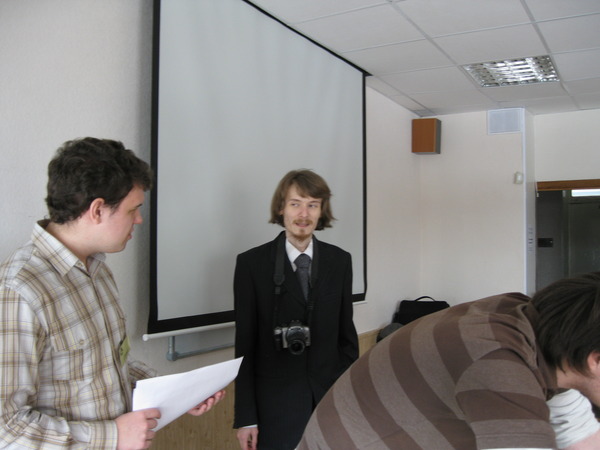 Докладчики перед началом